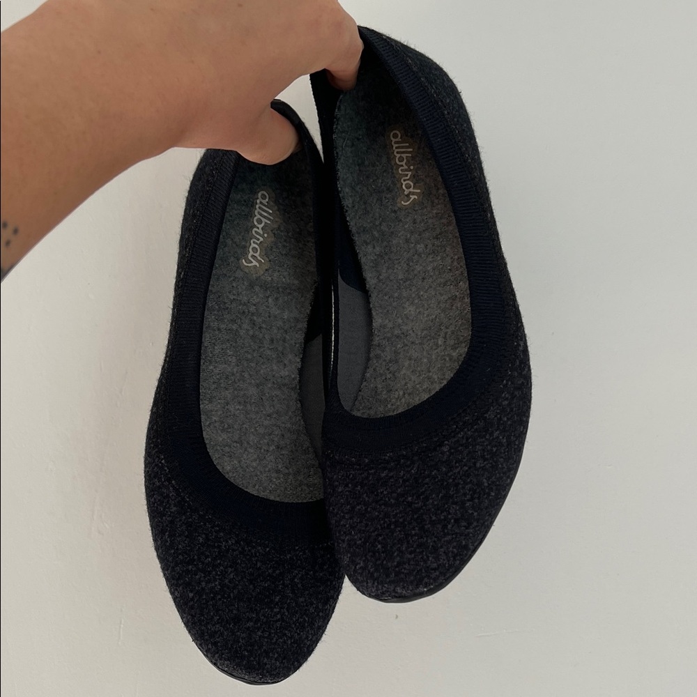 Allbirds Charcoal Ballet Flats (like new)
